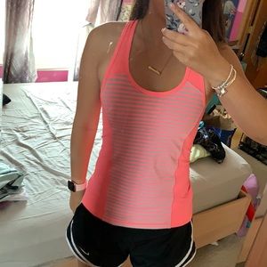 Coral Striped Ivivva Tank Top